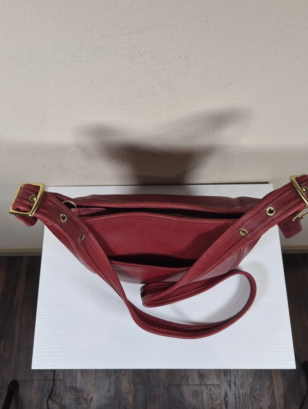Vintage Coach Medium Slim Duffle #9816